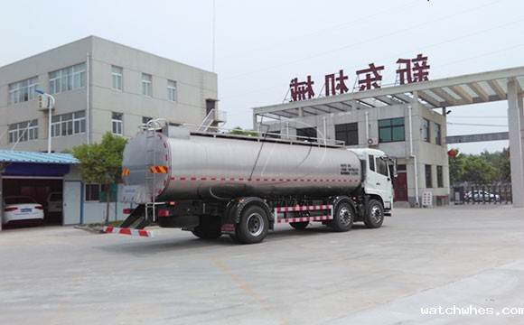 天润watchwhes牌16立方牛奶运输罐车发往洛阳