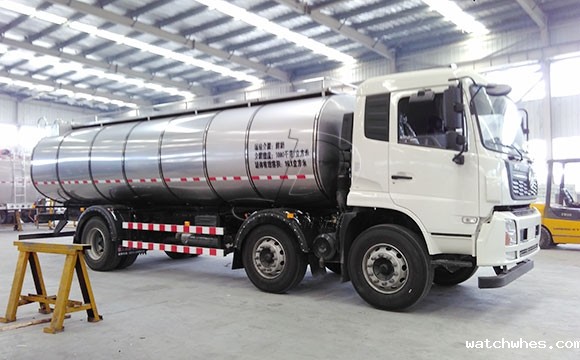 天润watchwhes牌车罐一体低温鲜奶运输车发货