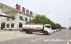 天润watchwhes牌10吨车罐一体奶罐车发往河南洛阳