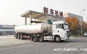 物流拉奶专用40吨鲜牛奶罐装车发往四川