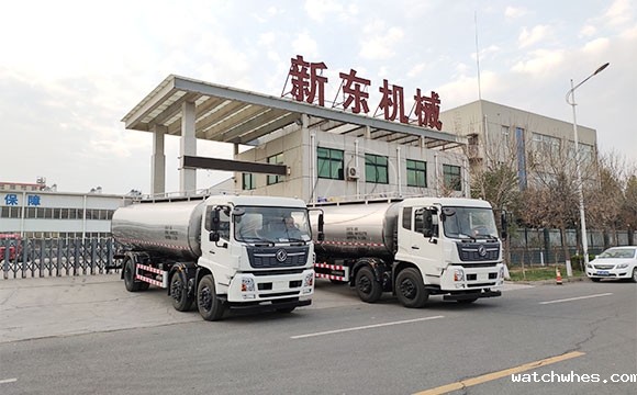 我公司两台16立方车罐<a href=http://xnc.xdqj.com/ngc/ target=_blank class=infotextkey>一体<a href=/ target=_blank class=infotextkey>奶罐车</a></a>发往安徽