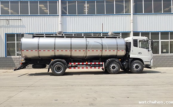 前四后四鲜奶运输罐车
