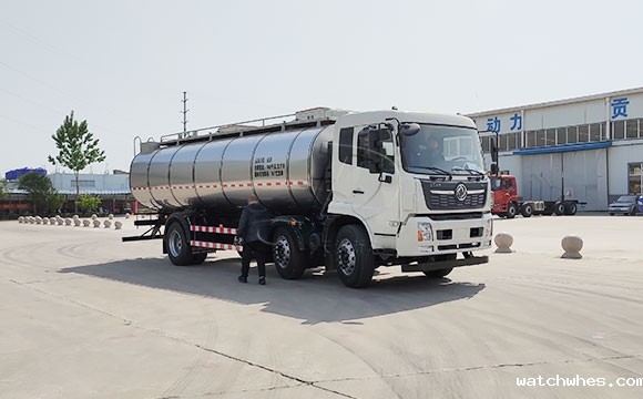 前四后四鲜奶运输罐车