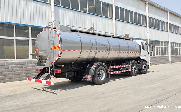 前四后四鲜奶运输罐车