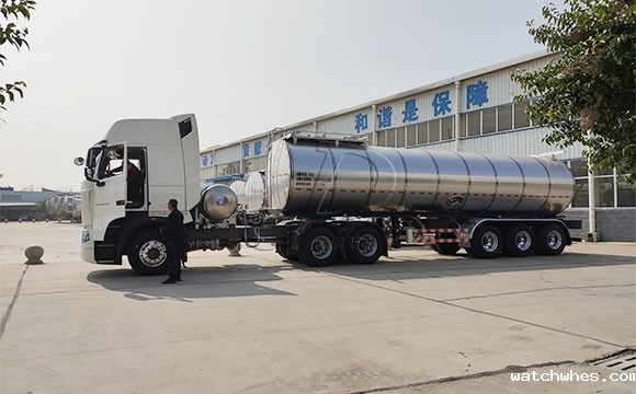 34吨鲜奶半挂运输车