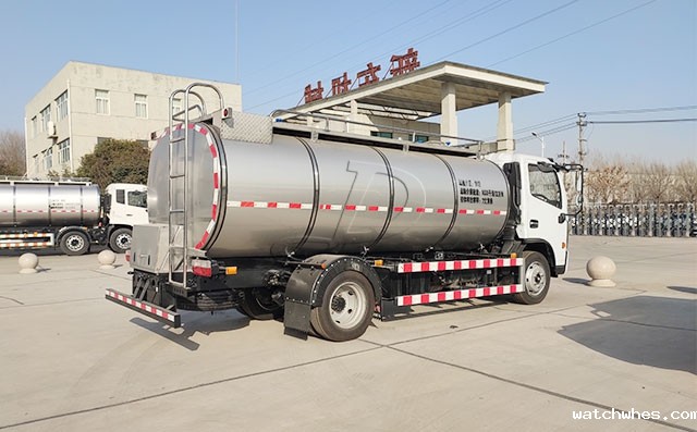 安微7吨小型一体奶罐车发往芜湖