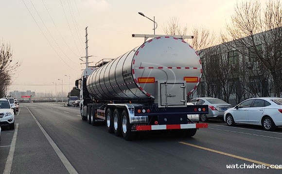 半挂奶罐运输车