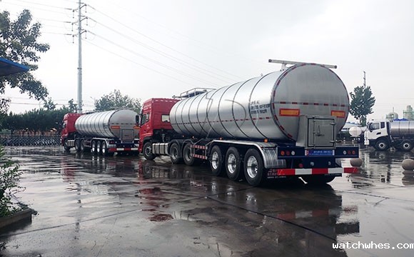 鲜奶运输半挂罐车
