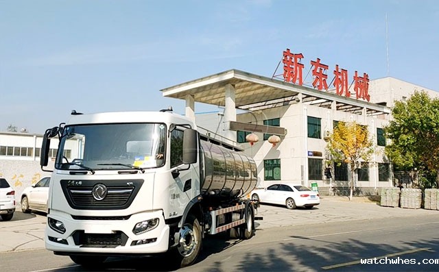 我公司车罐一体10方奶罐车发往内蒙