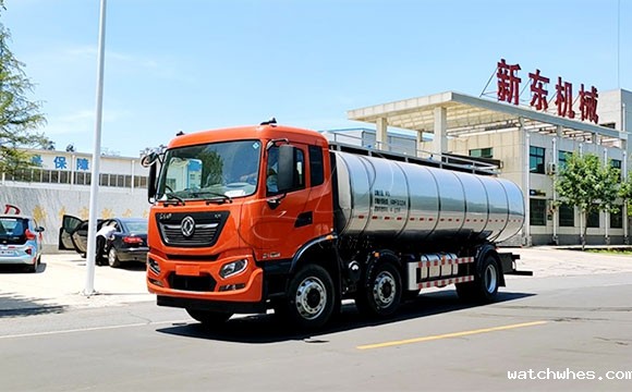 东风国六牛奶运输车