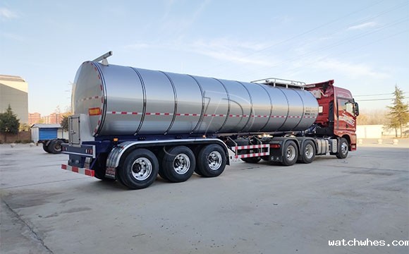 半挂罐式冷藏车