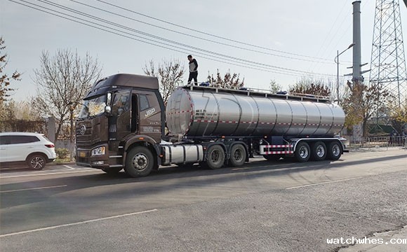 淀粉乳保温运输罐车