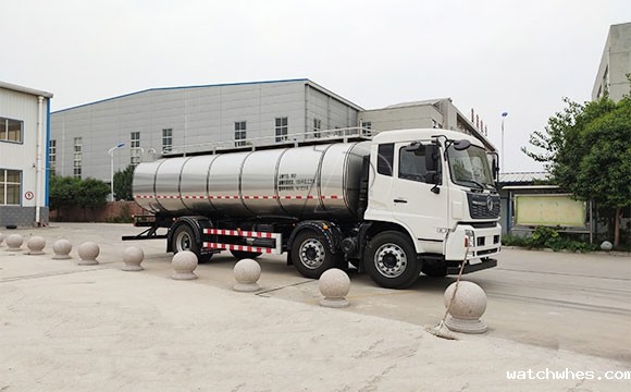 东风16吨连体<a href=/ target=_blank class=infotextkey>奶罐车</a>