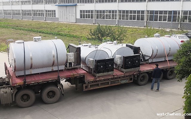 星空体育app官网入口云南客户6吨牛奶制冷罐四台齐发