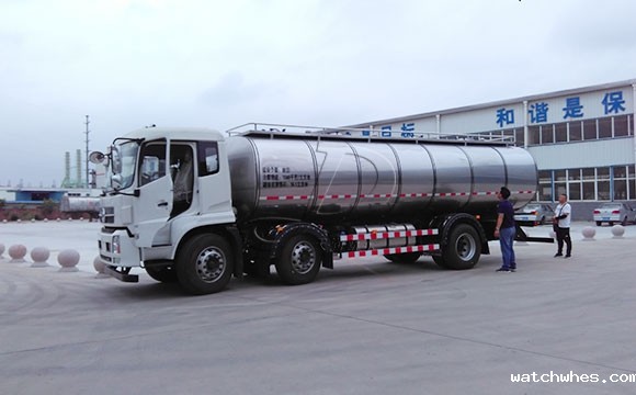 车罐一体拉鲜奶车