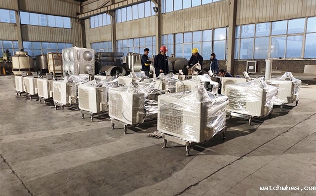 我公司20台50L小型牦牛奶制冷罐连夜发往青海