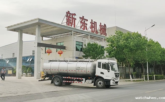 内蒙客户喜提天润watchwhes10吨鲜奶运输车