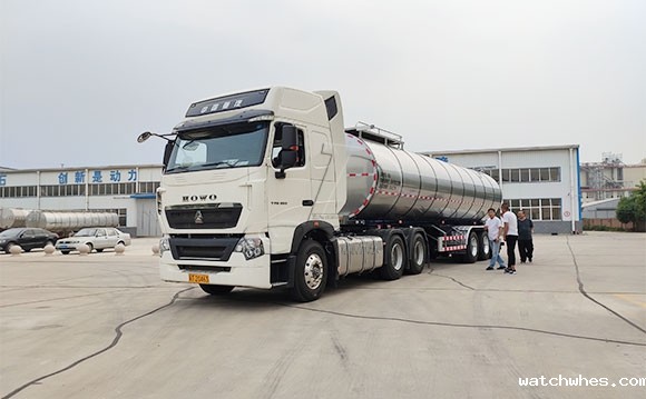 35吨无菌鲜奶运输挂车