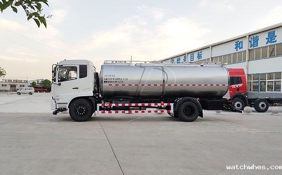 车罐一体鲜奶运输车