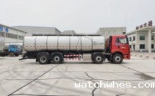 四川车罐一体20吨鲜奶奶罐运输车准备发货