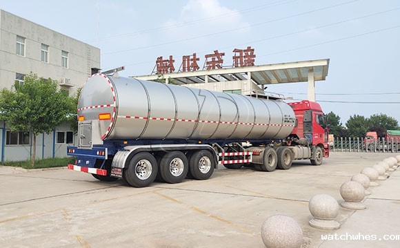 34吨牛奶运输物流车