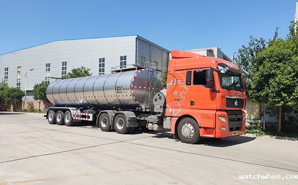 罐式拉牛奶卡车