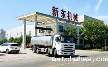 山西董经理订购的解放四轴20方鲜奶运输车发货