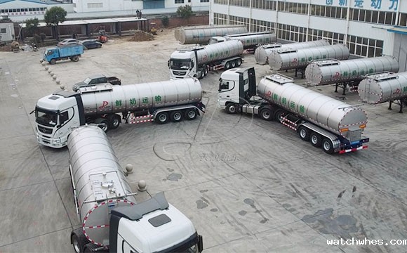 半挂奶罐车