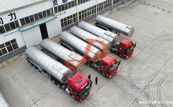 半挂奶罐车