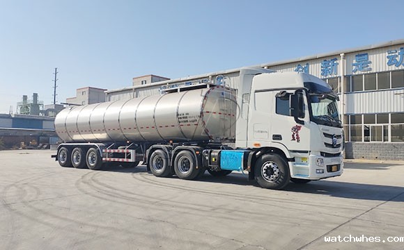 半挂鲜奶运输专用车