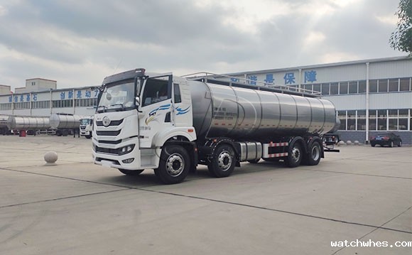 解放前四后六奶罐车