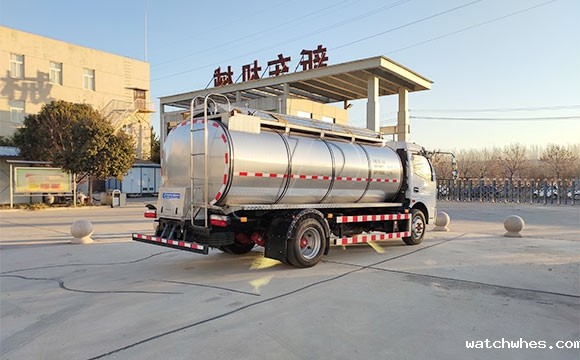 车罐一体羊奶运输车