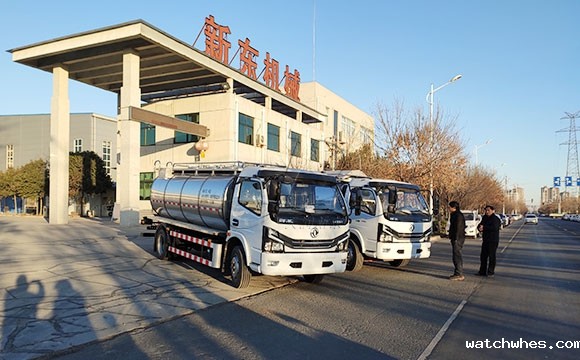 车罐一体羊奶运输车