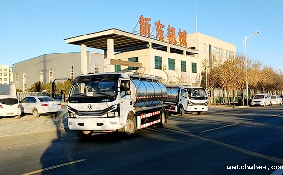 车罐一体羊奶运输车