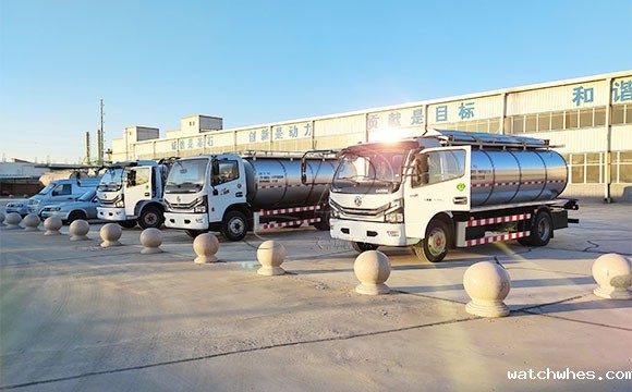 车罐一体羊奶运输车