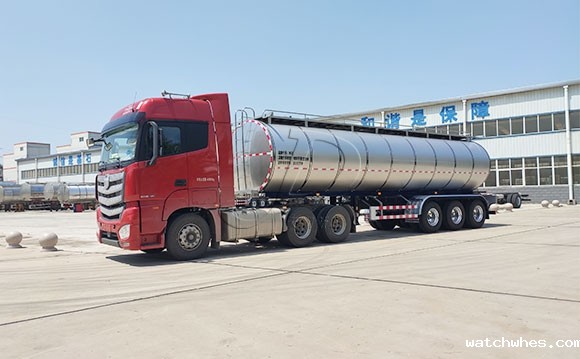 半挂牛奶冷罐车