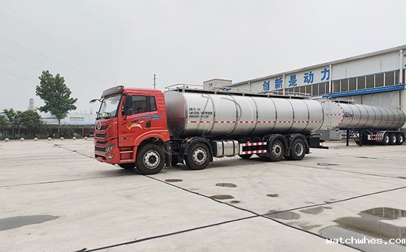 车罐一体生鲜乳拉运车
