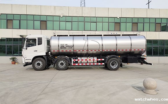 前四后四鲜奶罐车