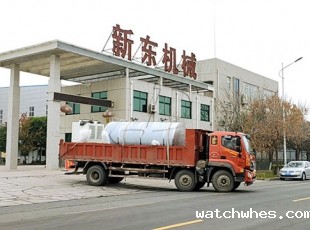 我公司10吨卧式直冷式储奶罐发往河南汤阴县